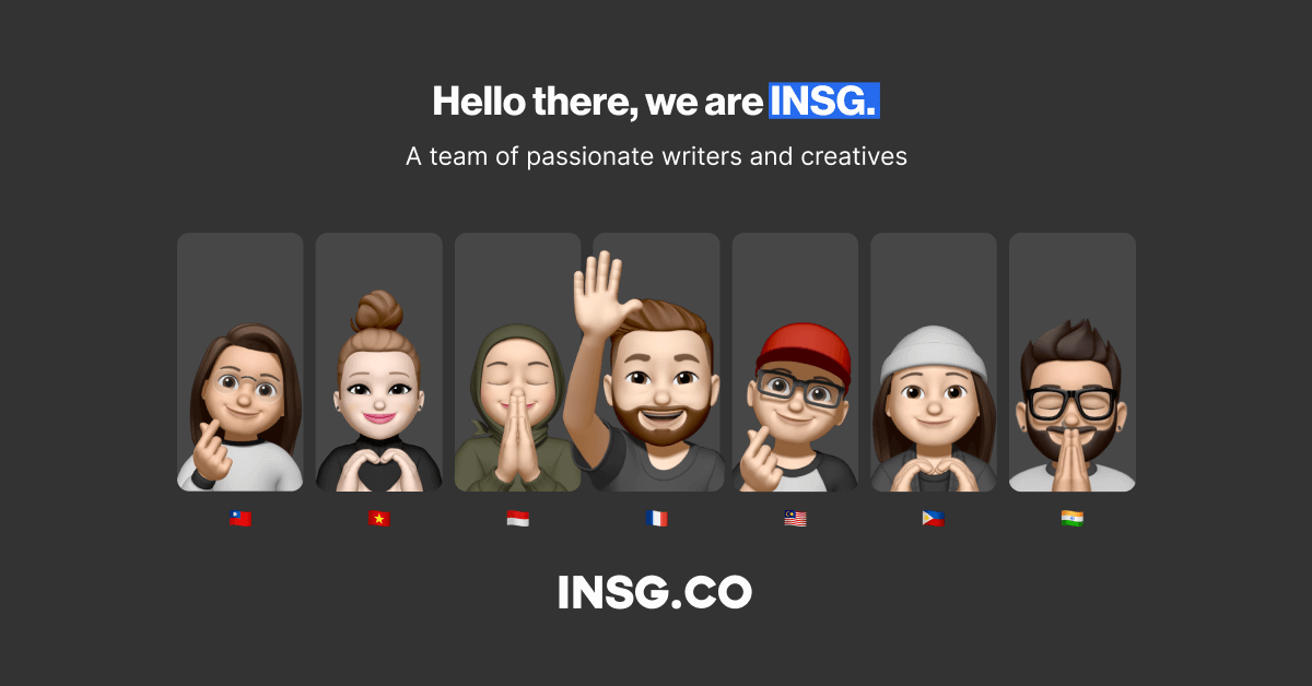 About the Writing team at INSG.CO