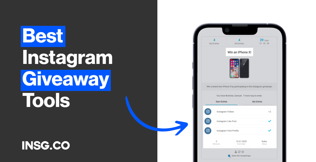 The list of the Best Instagram Giveaway tools to run Contests