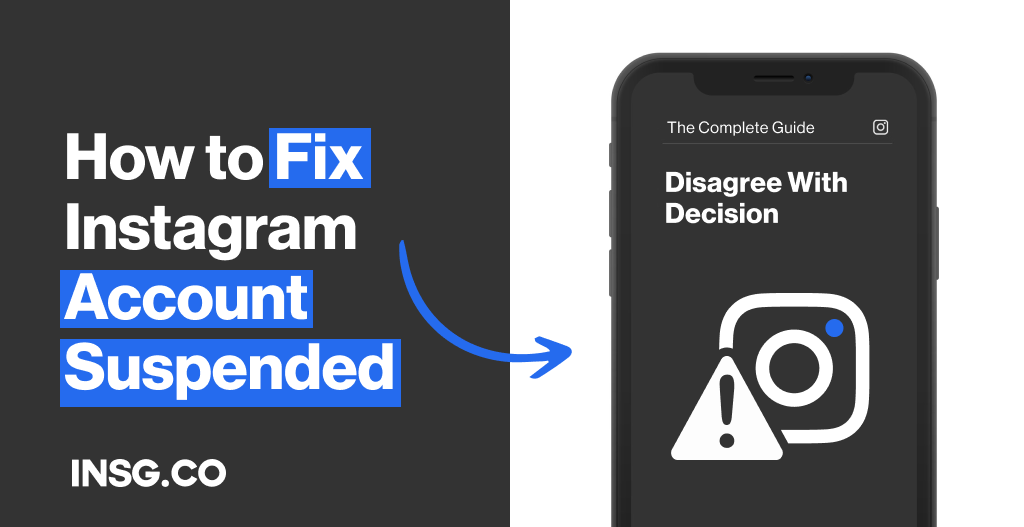 How to fix Instagram Account suspended error message