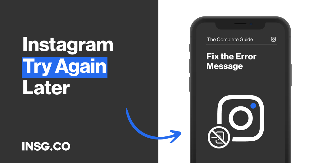 Fix Instagram try again later using this tutorial step by step